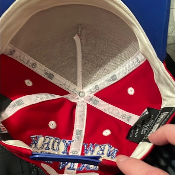 Red and Blue NY Giants Snapback Hat - Picture 4 of 5